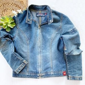 Quicksilver Roxy Blue Jean Jacket S